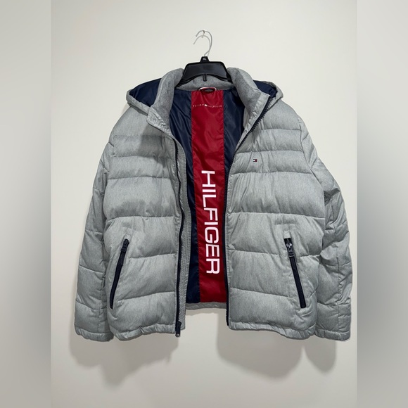 Tommy Hilfiger Other - Tommy Hilfiger Men's Light Gray Puffer Jacket - Excellent barely used condition!
